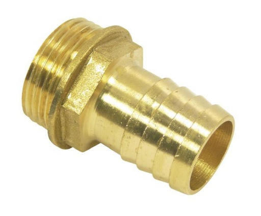  CONECTOR DE MANGUEIRA COM ROSCA EXTERNA - LATÃO