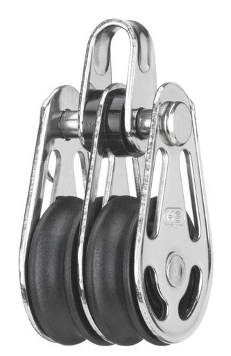  BLOCO SPRENGER 6MM COM ROLAMENTO DESLIZANTE - AÇO INOXIDÁVEL A2/PLÁSTICO