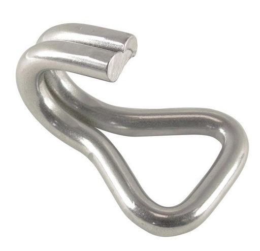 [814655407] CROCHET DOUBLE POUR SANGLE - INOX A4