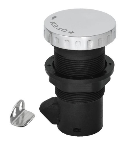 [814741236R]  PUSHLOCK ROUND - STAINLESS STEEL A4/NYLON