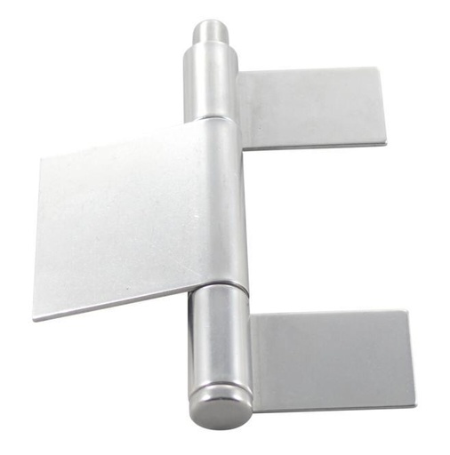 [8147542118]  DOBRADIÇA SOLDÁVEL, 3 PARTES COM FOLHAS LONGAS - AÇO INOXIDÁVEL A2