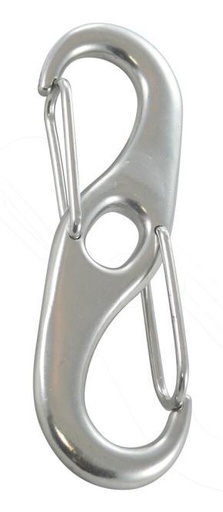  DOUBLE SPRING HOOK - STAINLESS STEEL A4