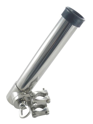 [8148614285]  ANGELRUTENHALTER FÜR RELING, VERSTELLBAR - EDELSTAHL A4