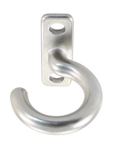 [814901458]  GANCHO DE TETO COM PLACA DE ATERRAMENTO - AÇO INOXIDÁVEL A4