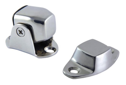 [814915435 29] BLOGUEUR DE PORTE MAGNÉT. AVEC PLAQUE DE MONTAGE - INOX A4/NYLON