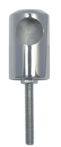EMBOUT MAIN COURANTE AVEC FILETAGE - INOX A4