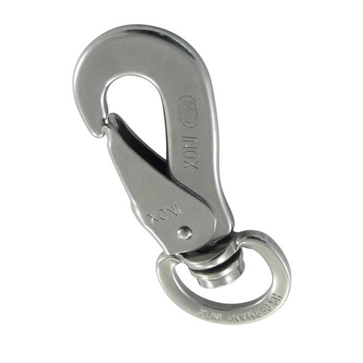  SPRENGER SNAP HOOK WITH SWIVEL EYE - STAINLESS STEEL A2