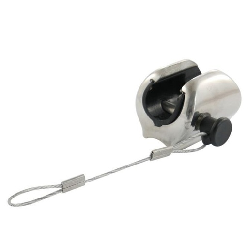 [814989433]  RACCORDO PARABREZZA PER GIUNTO SFERICO, BASE CONCAVA - ACCIAIO INOX A4/PLASTICA