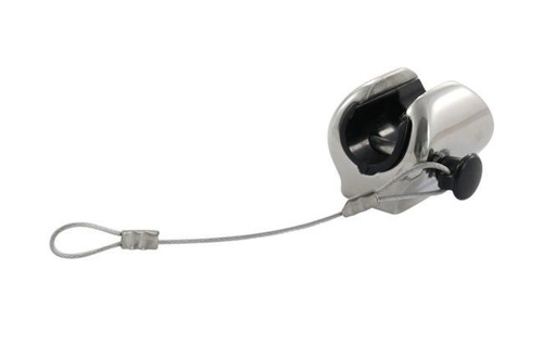 [814988433]  ACCESORIO DE PARABRISAS PARA RÓTULA, BASE PLANA - ACERO INOXIDABLE A4/PLÁSTICO