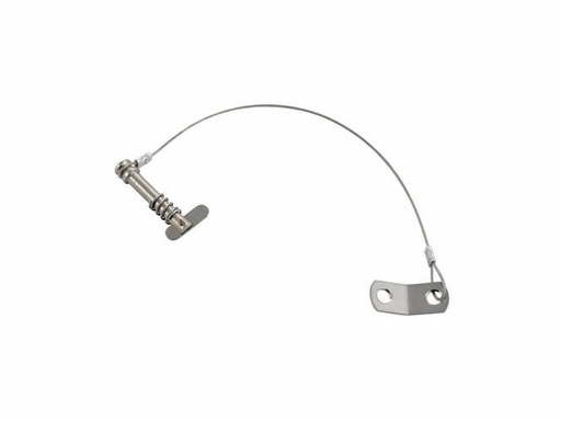 [8149964255] CÂBLE DE SÉCURITÉ AVEC AXE À LANGUETTE - INOX A4