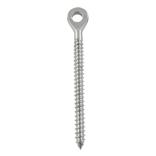  THREAD EYE WITH WOOD THREAD MT-SERIES - STAINLESS STEEL A4