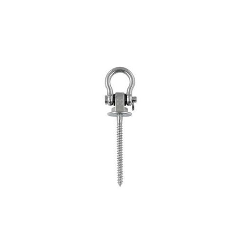 [815065408 080] VIS AVEC MANILLE LYRE, FILETAGE BOIS, MT-SÉRIE - INOX A4/PA