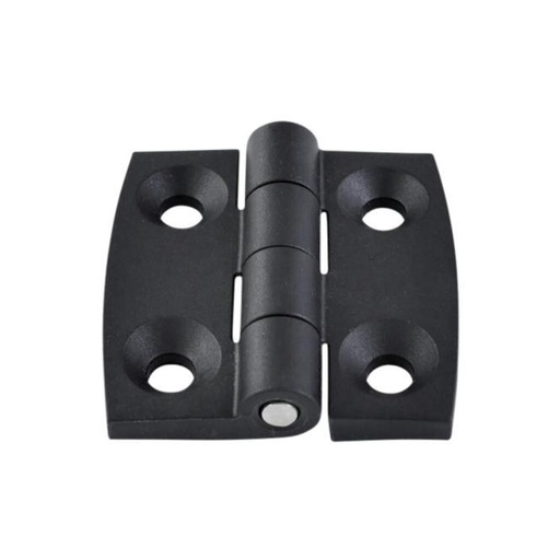  PLASTIC HINGE, SQUARE - STAINLESS STEEL A4/PA