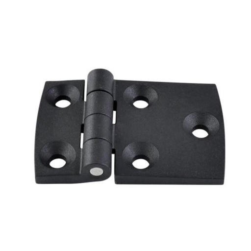 CHARNIÈRE EN PLASTIQUE, ASYMÉTRIQUE - INOX A4/PA