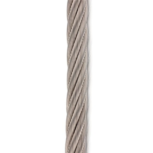  CABO DE AÇO FLEXÍVEL 6X36 IWRC SZ - AÇO INOXIDÁVEL A4