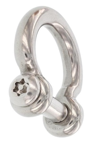  MANILHA DE ARCO "SECUR" COM SOQUETE TX20+PIN - AÇO INOXIDÁVEL A4