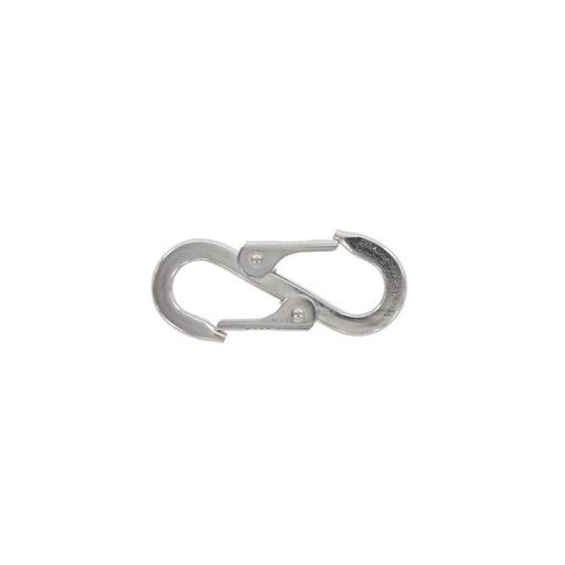  CHAIN SNAPS WITH DOUBLE HOOK END - STAINLESS STEEL A2