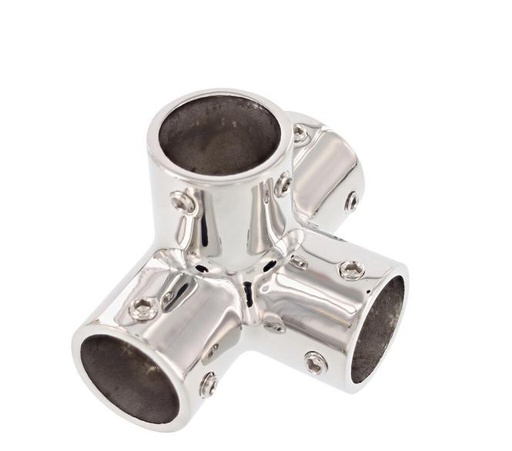 CONNECTEUR DE TUBE À QUATRE VOIES - INOX A4