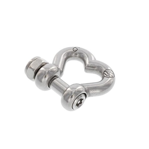[815250206]  HEART SHAPED 3-WAY SHACKLE, MT-SERIES - STAINLESS STEEL A2