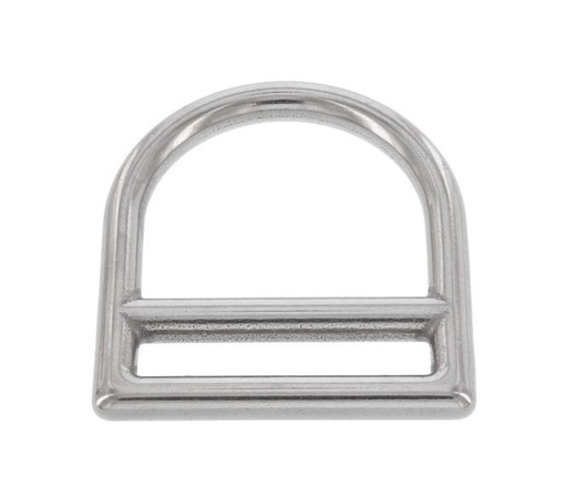 [815230244]  D-RING WITH DOUBLE BAR - STAINLESS STEEL A2