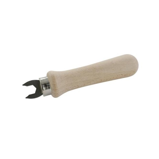 [81600310140]  TENAX-SCHLÜSSEL MIT HOLZGRIFF - STAHLVN/HOLZ
