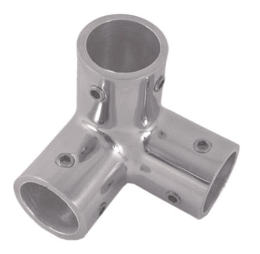 ANGLE 90° TROIS DÉPARTS - INOX A4