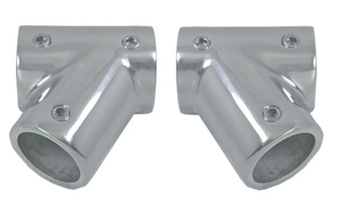  ACCESORIO EN T, 60° - ACERO INOXIDABLE A4