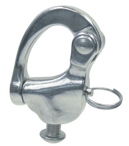  SCHNAPPSCHÄKEL MIT SCHRAUBE - EDELSTAHL A4