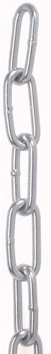 [DIN 763] CHAÎNE MAILLON LONG, SIMILAIRE À DIN 763 - INOX A2