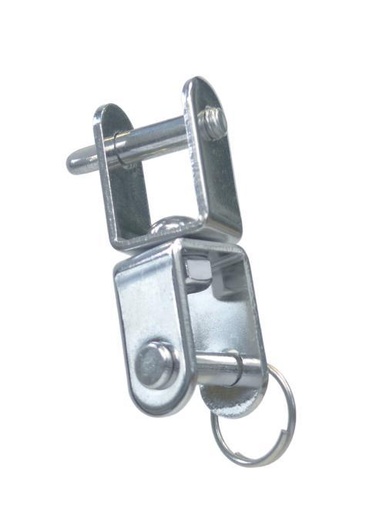  GRILLO GIREVOLE PIATTO GANASCIA-GANASCIA - ACCIAIO INOX A2