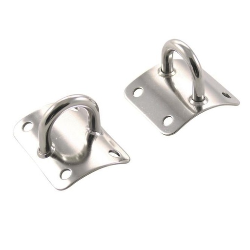 PONTET SUR PLATINE CONCAVE - INOX A2