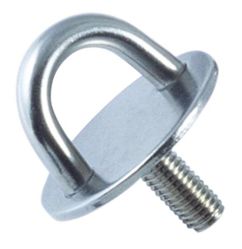  AUGPLATTE RUND MIT GEWINDE - EDELSTAHL A2