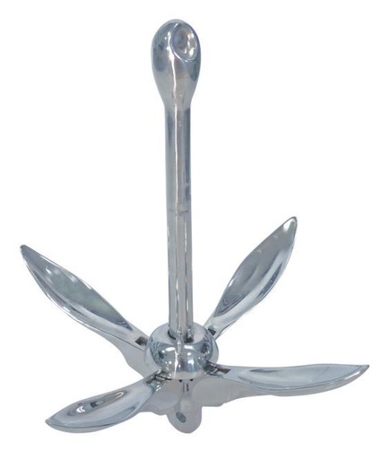 ANCRE GRAPPIN REPLIABLE POLI MIROIR - INOX A4
