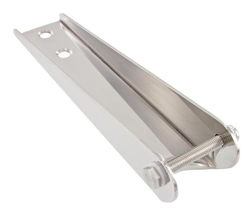 [843742HOLDER]  CONSOLLE PER SCALETTA DA BAGNO TELESCOPICA A 2 GRADINI - ACCIAIO INOX A4
