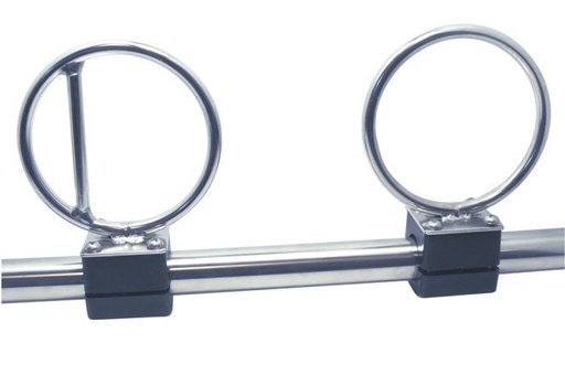 [8461490]  CONJUNTO DE SUPORTE PARA VARA DE SPINNAKER - AÇO INOXIDÁVEL A4/PLÁSTICO