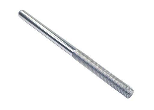  ESTREMITÀ DELLO STELO FILETTATA A DESTRA PER SALDATURA - ACCIAIO INOX A4