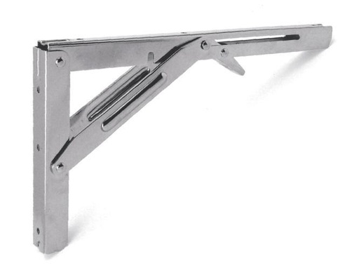 [85222165 305]  TISCHPLATTENHALTER, KLAPPBAR - EDELSTAHL A2