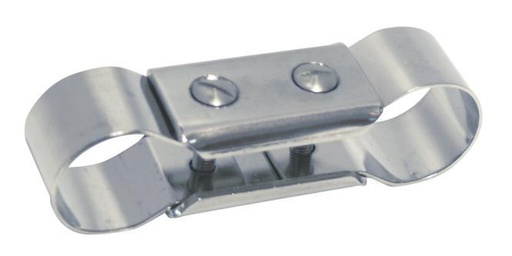  CONECTOR DE ALÇA DE MÃO, BRAÇADEIRA DUPLA - AÇO INOXIDÁVEL A2