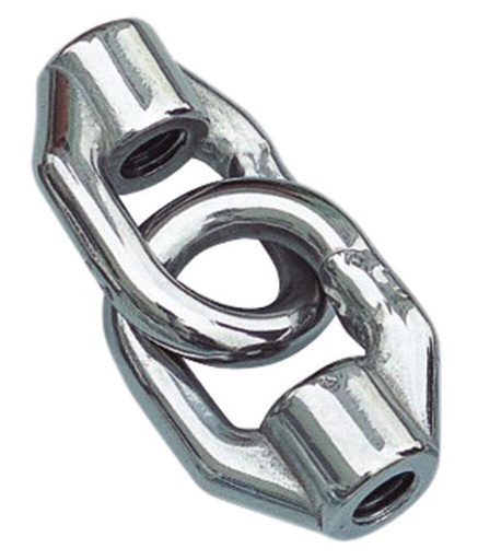  DOUBLE LONG EYE NUT - STAINLESS STEEL A4