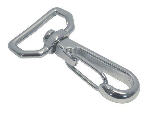 [8540465 37]  MOSQUETÓN GIRATORIO PARA CORREA - ACERO INOXIDABLE A4