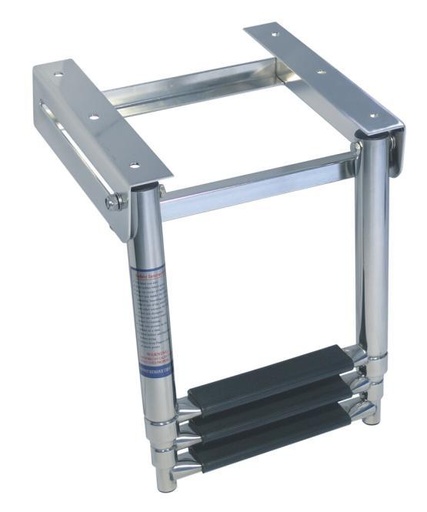 [886843] ECHELLE TÉLESCOPIQUE POUR MONTAGE SOUS PLATE-FORME - INOX A4/PLASTIQUE