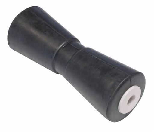  V-KEEL ROLLER WITH SHAFT - RUBBER/PLASTIC