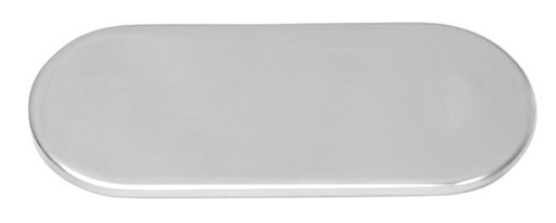 [8908275 30]  PRATO DE BALCÃO OVAL - AÇO INOXIDÁVEL A2