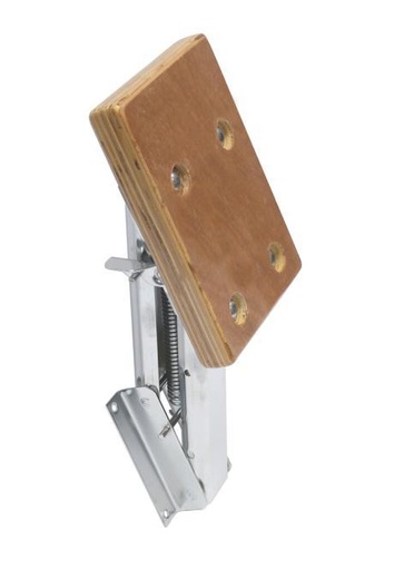 [8934210] SUPPORT DE MOTEUR HORS-BORD AVEC PLAQUE EN BOIS - INOX A2/BOIS