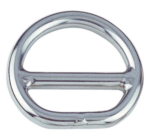 [8975406050] ANNEAU À BARRETTE DOUBLE - INOX A4