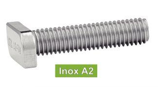 PARAFUSOS DE METAL COM CABEÇA DE MARTELO - AÇO INOXIDÁVEL A2-70