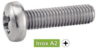 [DIN 7985] VITI A TESTA CILINDRICA CON INTAGLIO PHILLIPS - ACCIAIO INOSSIDABILE A2 (simile ISO 7045, NFE25-121, UNI 7687)
