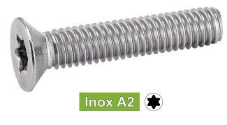 [ISO 14581] TORNILLOS CABEZA AVELLANADA SEIS LOBULADOS - Acero inoxidable a2 (similar DIN 965)