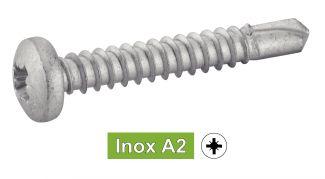 [DIN 7504 M] VIS AUTOPERCEUSES TETE CYLINDRIQUE POZIDRIVE - AISI 410 (SIMILAR ISO 15481)