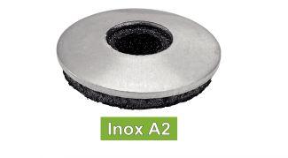 RONDELLE DI TENUTA CON GUARNIZIONE IN EPDM - ACCIAIO INOX A2